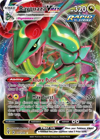 Evolving Skies-111/203 Rayquaza VMAX