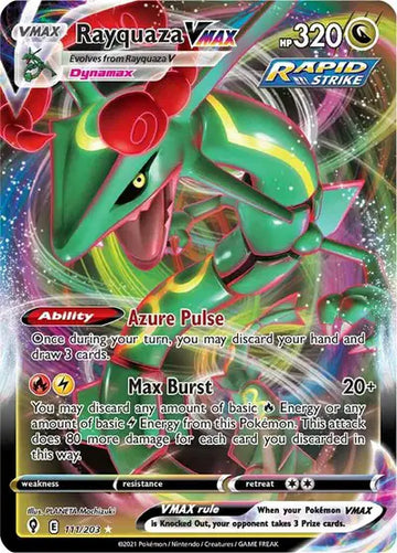 Evolving Skies-111/203 Rayquaza VMAX
