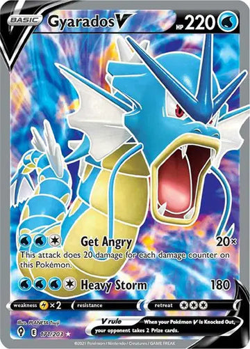Evolving Skies 171/203 Gyarados V (Full Art)