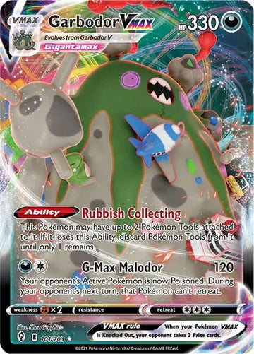 Evolving Skies 101/203 Garbodor VMAX
