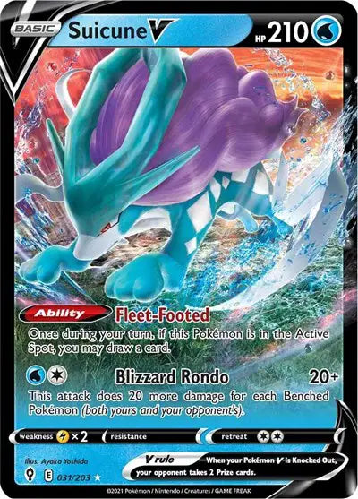 Evolving Skies 031/203 Suicune V