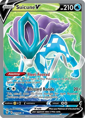 Evolving Skies 173/203 Suicune V (Full Art)