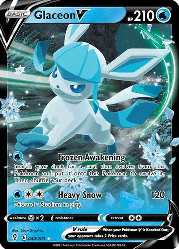 Evolving Skies-040/203 Glaceon V