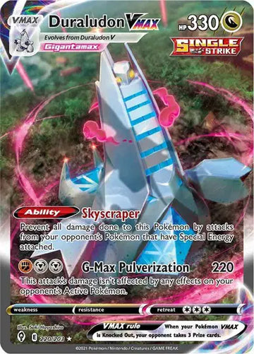 Evolving Skies-220/203 Duraludon VMAX (Alternate Art Secret)