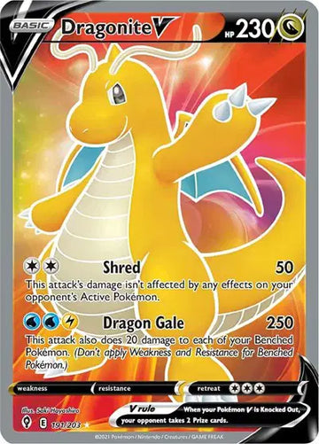 Evolving Skies 191/203 Dragonite V (Full Art)