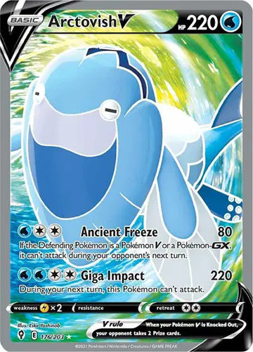 Sword & Shield Evolving Skies 176/203 Arctovish V (Full Art)