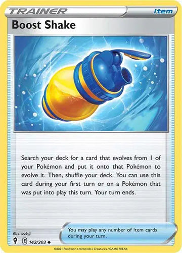 Sword & Shield Evolving Skies 142/203 Boost Shake