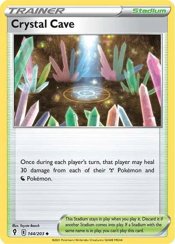 Sword & Shield Evolving Skies 144/203 Crystal Cave