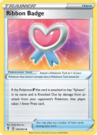 Sword & Shield Evolving Skies 155/203 Ribbon Badge