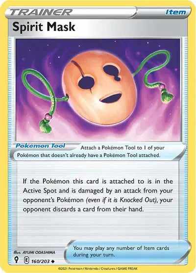 Sword & Shield Evolving Skies 160/203 Spirit Mask