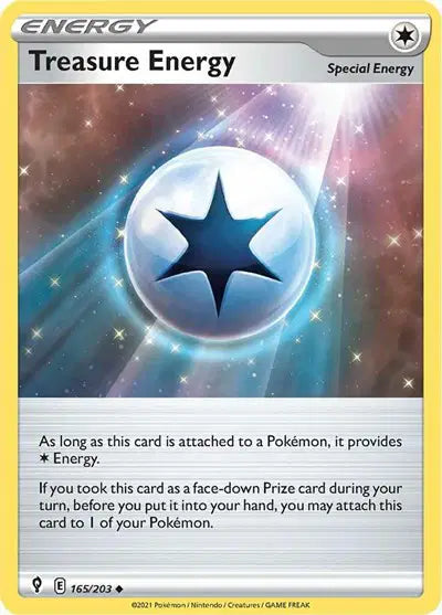 Sword & Shield Evolving Skies 165/203 Treasure Energy