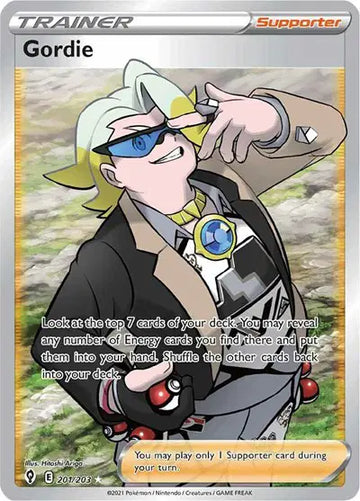Sword & Shield Evolving Skies 201/203 Gordie (Full Art)