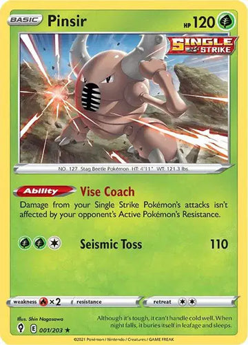 Evolving Skies 001/203 Pinsir