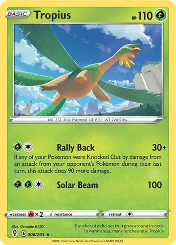 Sword & Shield Evolving Skies 006/203 Tropius
