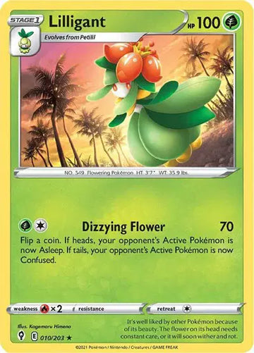Sword & Shield Evolving Skies 010/203 Lilligant