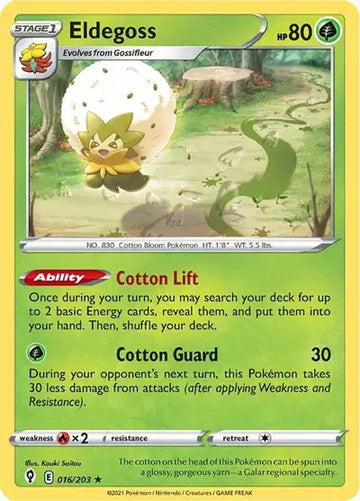Sword & Shield Evolving Skies 016/203 Eldegoss