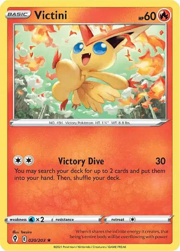 Sword & Shield Evolving Skies 020/203 Victini