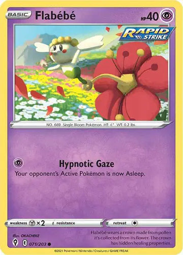 Sword & Shield Evolving Skies 071/203 Flabebe