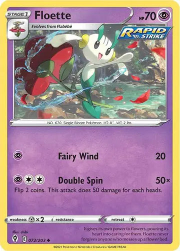 Sword & Shield Evolving Skies 072/203 Floette