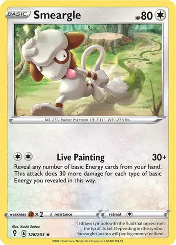 Sword & Shield Evolving Skies 128/203 Smeargle