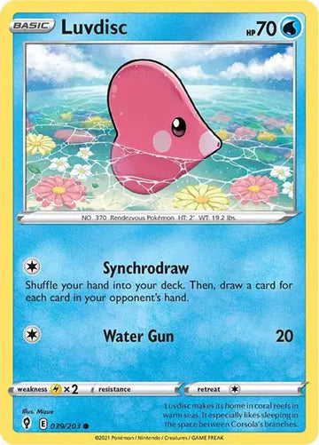 Sword & Shield Evolving Skies 039/203 Luvdisc