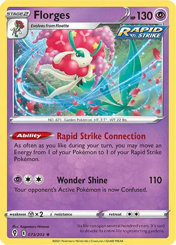 Sword & Shield Evolving Skies 073/203 Florges