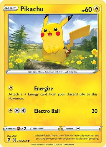 Evolving Skies-049/203 Pikachu