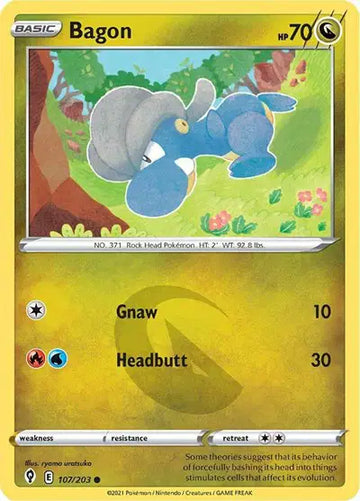 Sword & Shield Evolving Skies 07/203 Bagon
