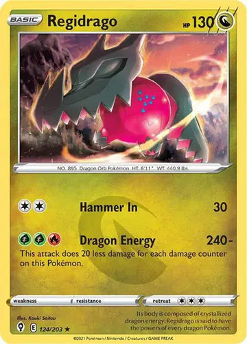 Sword & Shield Evolving Skies 124/203 Regidrago