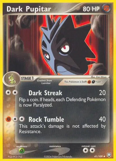EX Team Rocket Returns 41 Dark Pupitar Uncommon (41)